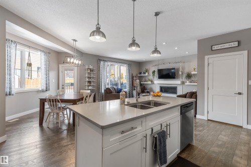 7034 172A Avenue, Edmonton, AB - Indoor Photo Showing Kitchen With Double Sink