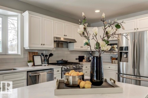 B7 Golden Days, Rural Leduc County, AB - Indoor Photo Showing Kitchen With Stainless Steel Kitchen