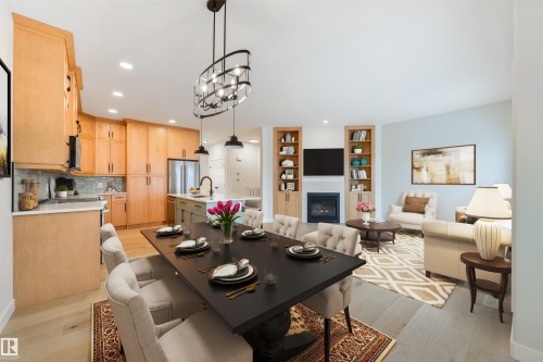 #23 1005 Calahoo Rd, Spruce Grove, AB - Indoor With Fireplace