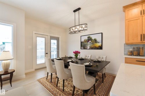 #23 1005 Calahoo Rd, Spruce Grove, AB - Indoor Photo Showing Dining Room