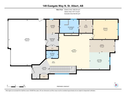 View of floor plan / room layout - 149 Eastgate Way, St. Albert, AB - Other