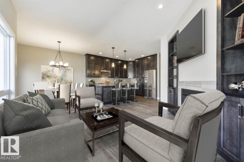 #86 1005 Calahoo Rd, Spruce Grove, AB - Indoor Photo Showing Living Room