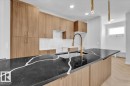 2632 62 Street, Edmonton, AB  - Indoor Photo Showing Kitchen With Double Sink 
