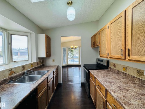 8516 190 Street, Edmonton, AB - Indoor Photo Showing Kitchen With Double Sink