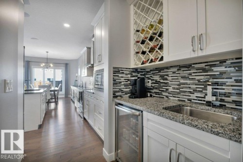 2228 Calhoun Link, Edmonton, AB - Indoor Photo Showing Kitchen With Upgraded Kitchen