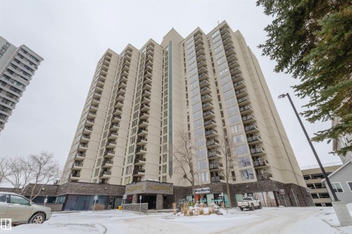 View of apartment building / complex - 1803 10149 Saskatchewan Drive, Edmonton, AB - Outdoor With Facade