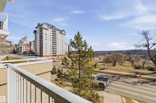 201 9640 105 Street, Edmonton, AB - Outdoor With Balcony With View