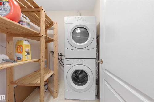 201 9640 105 Street, Edmonton, AB - Indoor Photo Showing Laundry Room