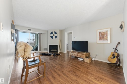 201 9640 105 Street, Edmonton, AB - Indoor Photo Showing Living Room