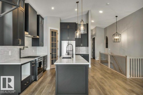 44 Eldridge Point(E), St. Albert, AB - Indoor Photo Showing Kitchen With Upgraded Kitchen