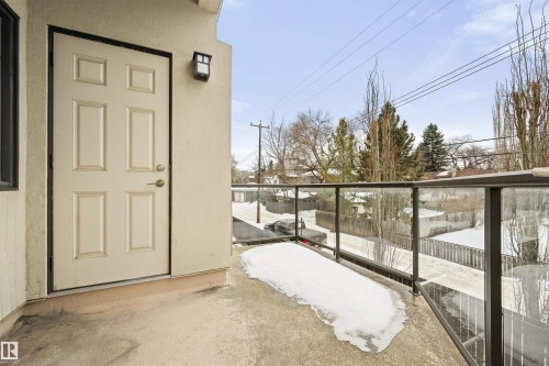 View of balcony - 29 11518 76 Avenue, Edmonton, AB - Outdoor With Balcony With Exterior