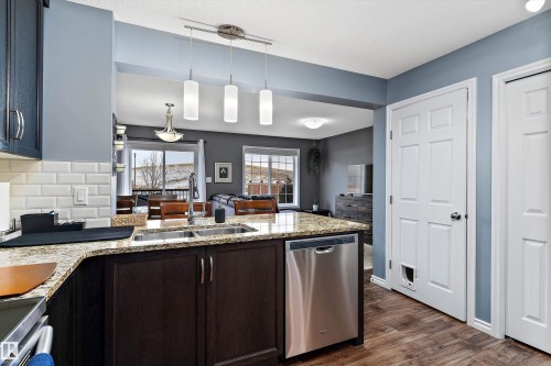 3772 Weidle Crescent, Edmonton, AB - Indoor Photo Showing Kitchen With Double Sink