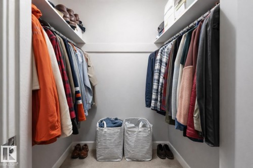 Walk in closet featuring light colored carpet - 7 10525 83 Avenue, Edmonton, AB - Indoor With Storage