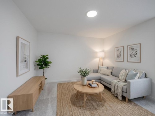 19422 22A Avenue, Edmonton, AB - Indoor Photo Showing Living Room