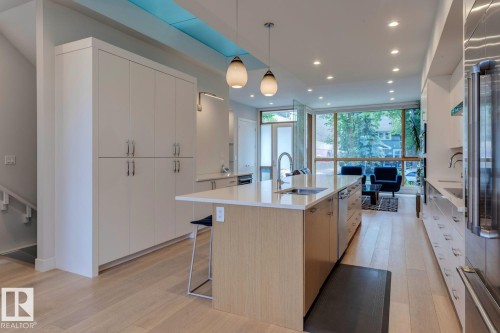 12420 103 Avenue, Edmonton, AB - Indoor Photo Showing Kitchen With Upgraded Kitchen