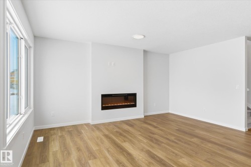 346 172 Avenue, Edmonton, AB - Indoor Photo Showing Living Room With Fireplace