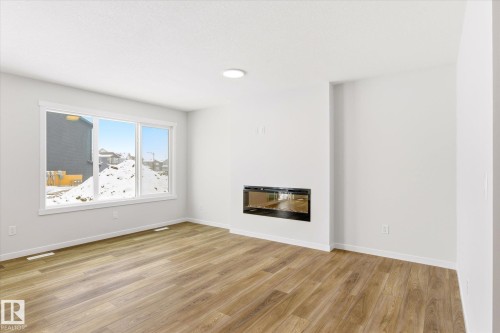 346 172 Avenue, Edmonton, AB - Indoor Photo Showing Living Room With Fireplace