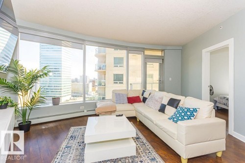 1404 10152 104 Street, Edmonton, AB - Indoor Photo Showing Living Room