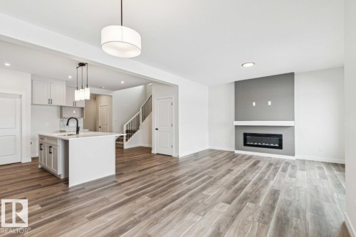 41 Gable Common, Spruce Grove, AB - Indoor With Fireplace