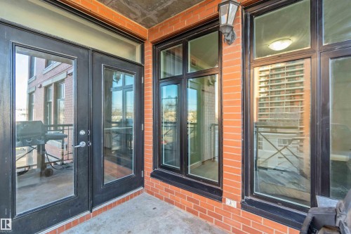 402 9020 Jasper Avenue, Edmonton, AB - Outdoor With Deck Patio Veranda With Exterior