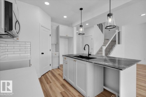 70 Sumac Close, Fort Saskatchewan, AB - Indoor Photo Showing Kitchen With Double Sink With Upgraded Kitchen