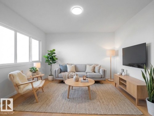 6957 176A Avenue, Edmonton, AB - Indoor Photo Showing Living Room