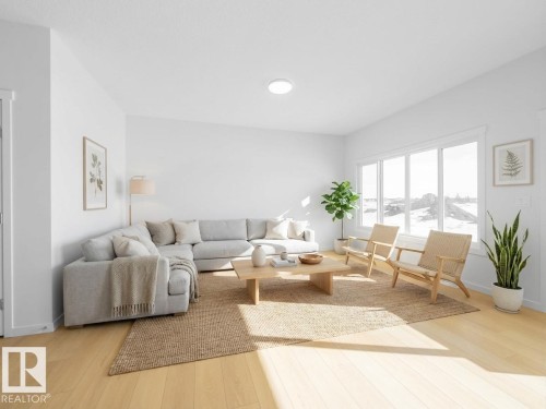 6957 176A Avenue, Edmonton, AB - Indoor Photo Showing Living Room