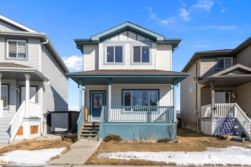 54 Birchglen Crescent, Leduc, AB - Outdoor With Deck Patio Veranda With Facade