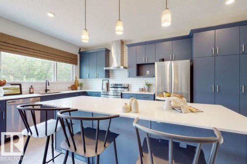 8636 183 Avenue, Edmonton, AB - Indoor Photo Showing Kitchen With Upgraded Kitchen