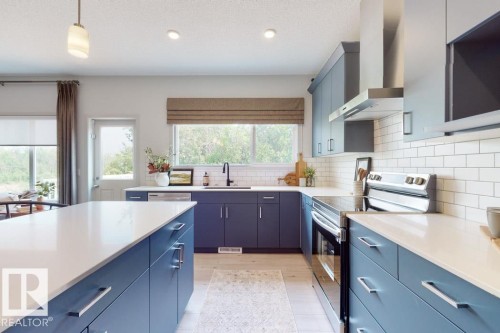 8636 183 Avenue, Edmonton, AB - Indoor Photo Showing Kitchen With Upgraded Kitchen