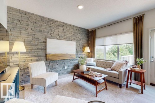 8636 183 Avenue, Edmonton, AB - Indoor Photo Showing Living Room