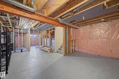 Below grade area featuring stairs - 2577 Coughlan Road, Edmonton, AB - Indoor Photo Showing Basement