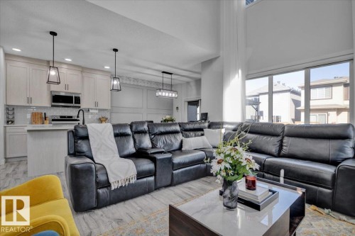 3024 200 Street, Edmonton, AB - Indoor Photo Showing Living Room