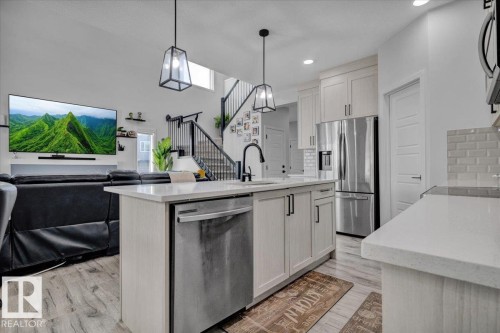 3024 200 Street, Edmonton, AB - Indoor Photo Showing Kitchen With Upgraded Kitchen