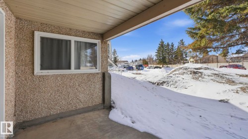 View of snow covered patio - 103 1624 48 Street, Edmonton, AB - Outdoor
