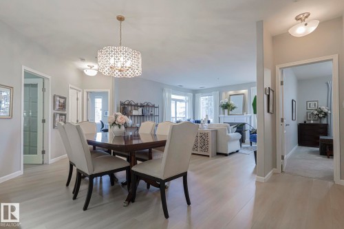 105 2503 Hanna Crescent, Edmonton, AB - Indoor Photo Showing Dining Room