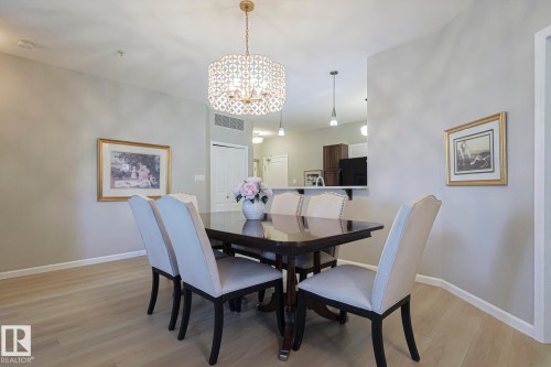 105 2503 Hanna Crescent, Edmonton, AB - Indoor Photo Showing Dining Room