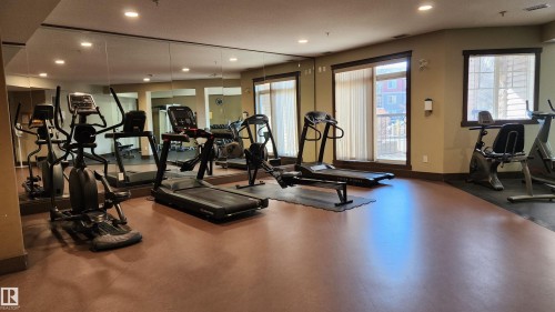 105 2503 Hanna Crescent, Edmonton, AB - Indoor Photo Showing Gym Room