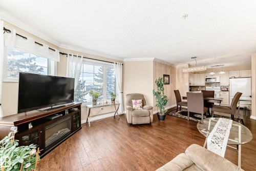304 17150 94A Avenue, Edmonton, AB - Indoor Photo Showing Living Room
