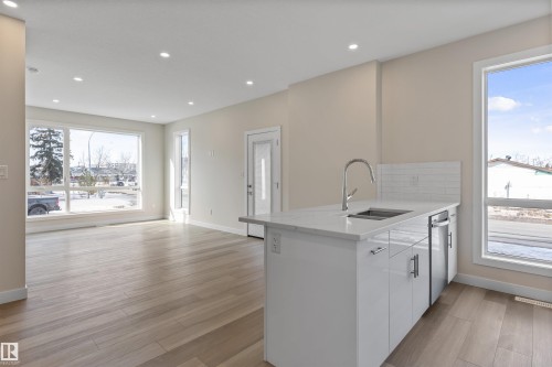 10011 162 Street, Edmonton, AB - Indoor Photo Showing Kitchen With Upgraded Kitchen