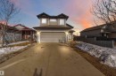 Traditional home with concrete driveway and an attached garage - 20604 48 Avenue, Edmonton, AB  - Outdoor 