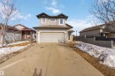 Traditional-style house with concrete driveway and a garage - 20604 48 Avenue, Edmonton, AB  - Outdoor 