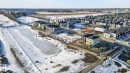 View of snowy aerial view - 8765 Mayday Lane, Edmonton, AB  - Outdoor With View 