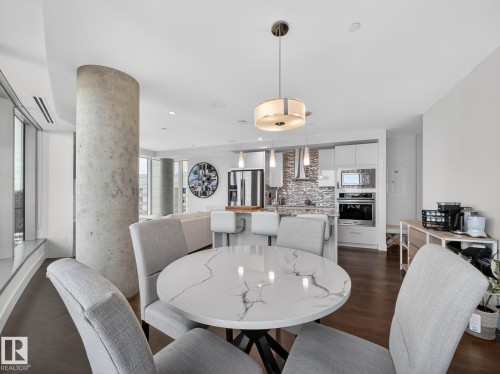 1401 11969 Jasper Avenue, Edmonton, AB - Indoor Photo Showing Dining Room