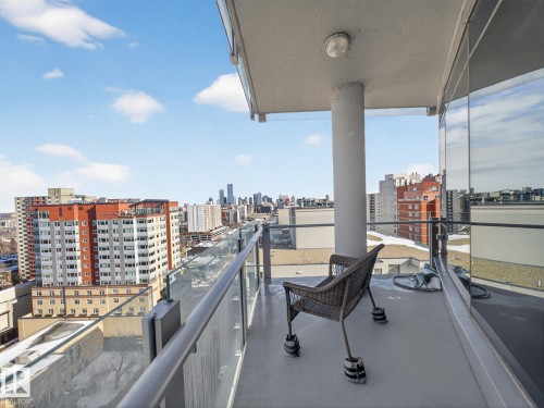 1401 11969 Jasper Avenue, Edmonton, AB - Outdoor With Balcony With View