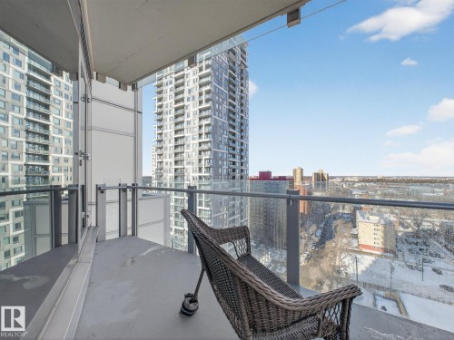 1401 11969 Jasper Avenue, Edmonton, AB - Outdoor With Balcony