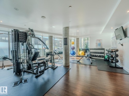 1401 11969 Jasper Avenue, Edmonton, AB - Indoor Photo Showing Gym Room