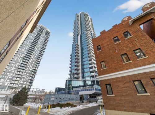 1401 11969 Jasper Avenue, Edmonton, AB - Outdoor With Balcony With Facade