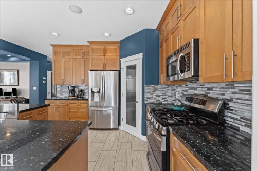 16 Silverstone Drive, Stony Plain, AB - Indoor Photo Showing Kitchen