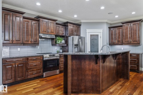 727 107A Street, Edmonton, AB - Indoor Photo Showing Kitchen With Upgraded Kitchen
